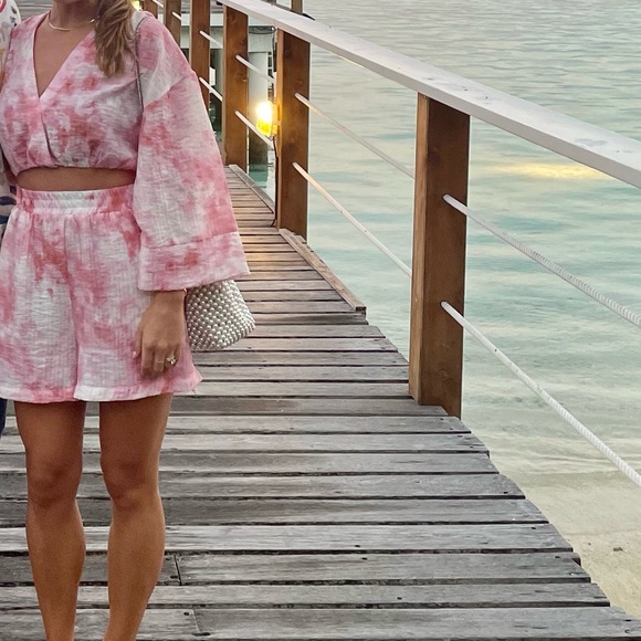 Zara tie-dyed two piece outfit set - Picture 2 of 2